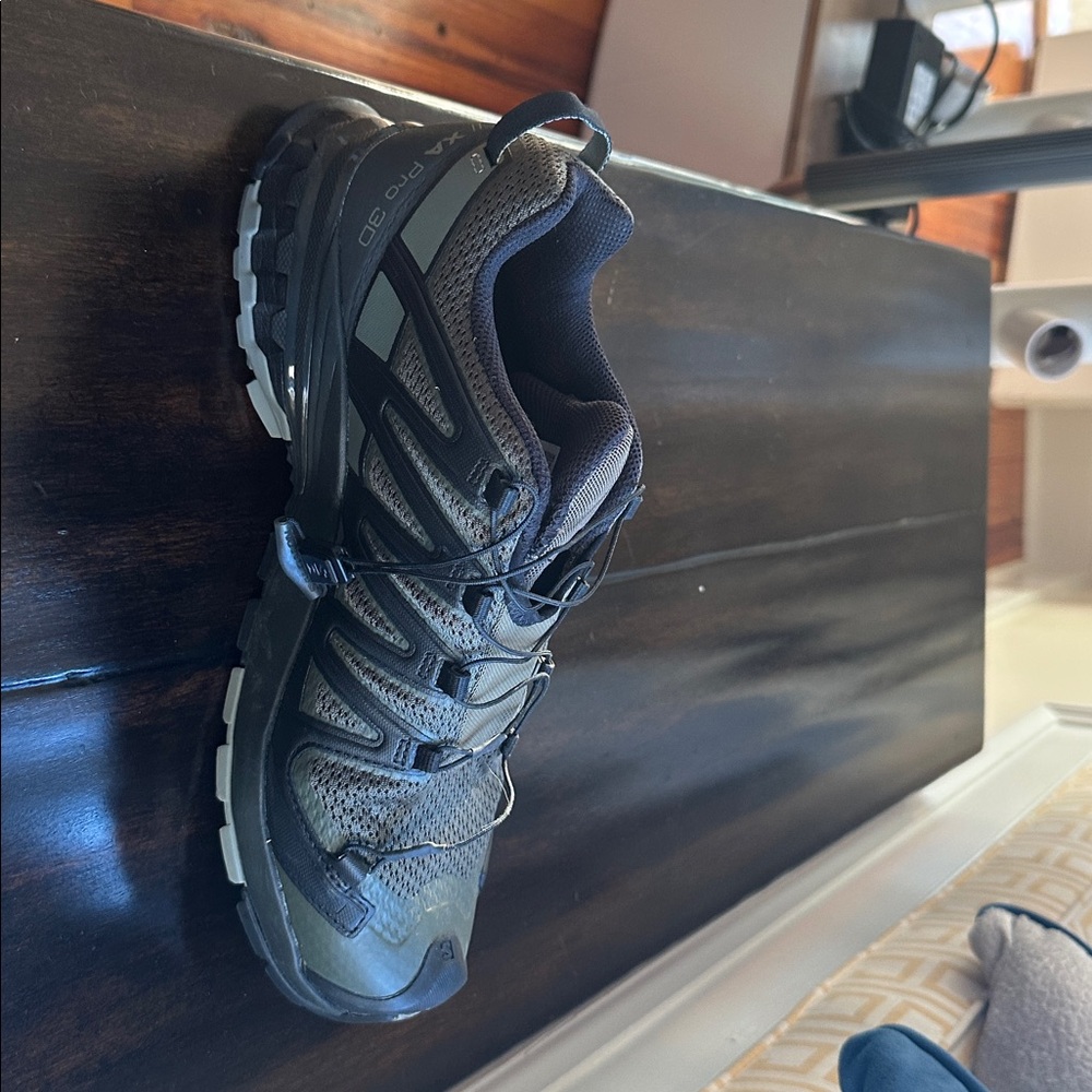 Salomon Men's Athletic Shoes - Olive and Black - Picture 3 of 5